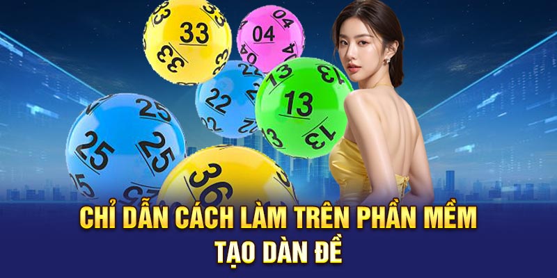 Chỉ dẫn cách làm trên phần mềm tạo dàn đề